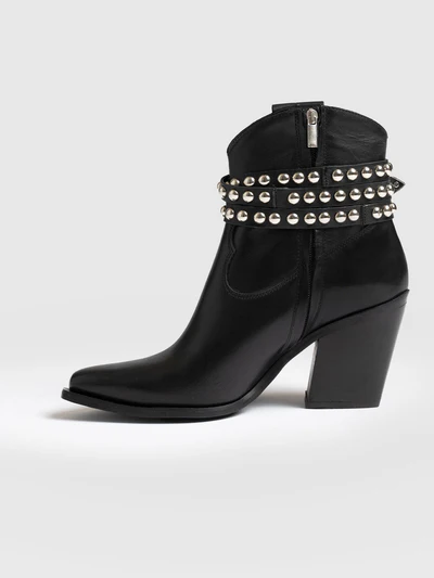 Western Studded Boots - Statement Footwear